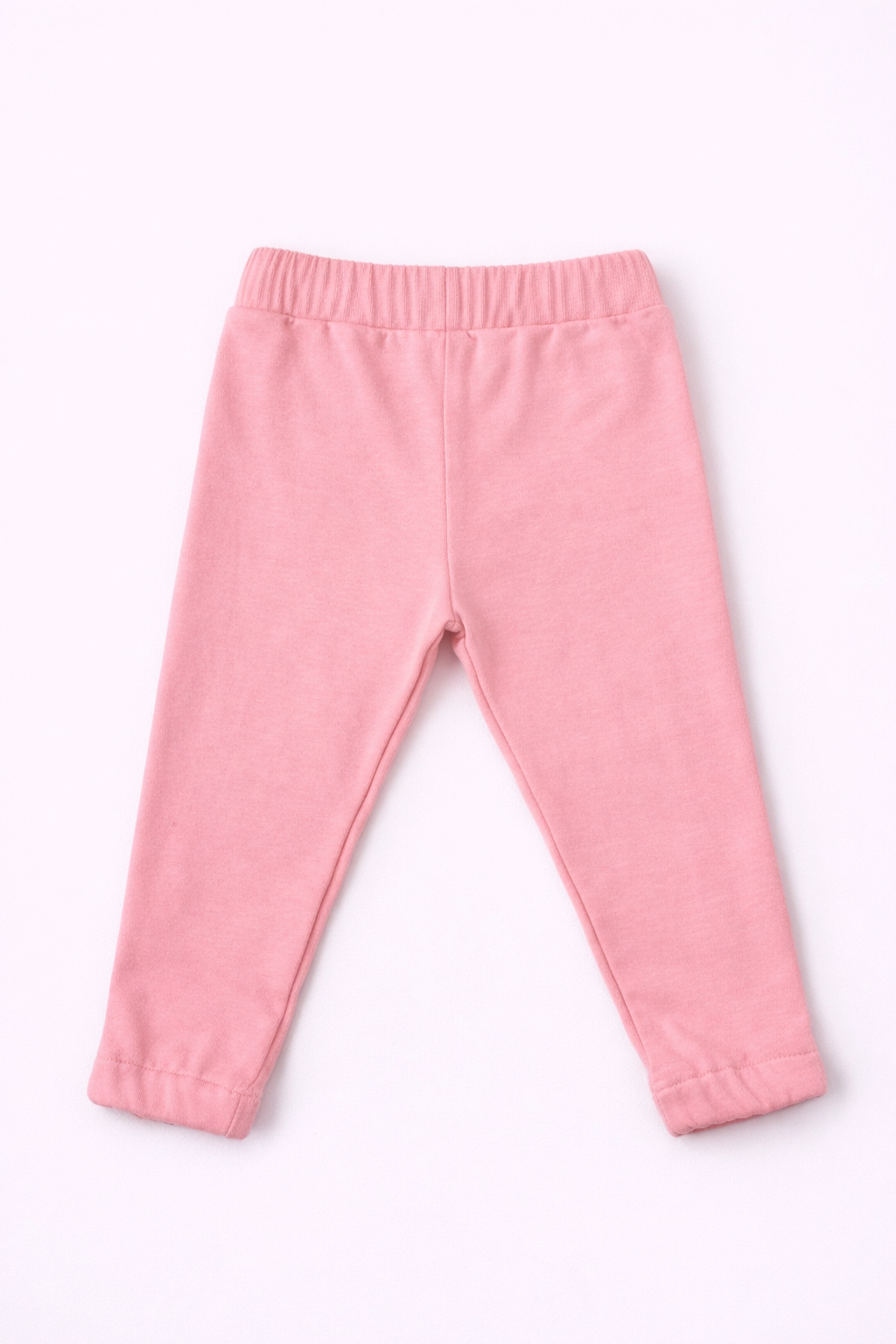 Girls Cotton Joggers - Pink