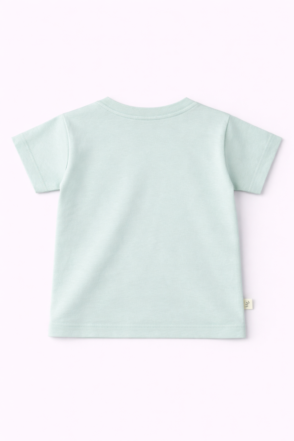 Boys Oversized Basic Cotton T-Shirt – Light Mint