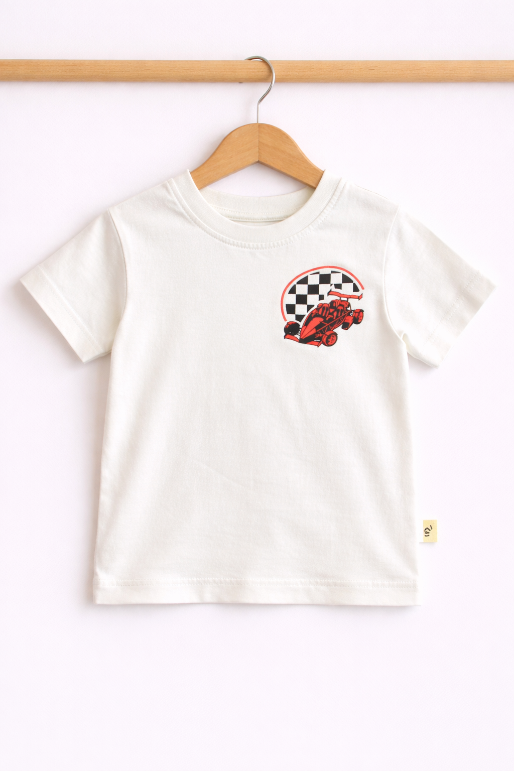 Boys Cotton T-Shirt – Speedster Print White