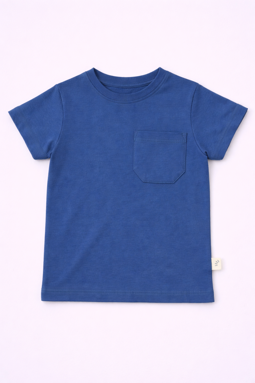 Boys Basic Cotton T-Shirt – Deep Blue