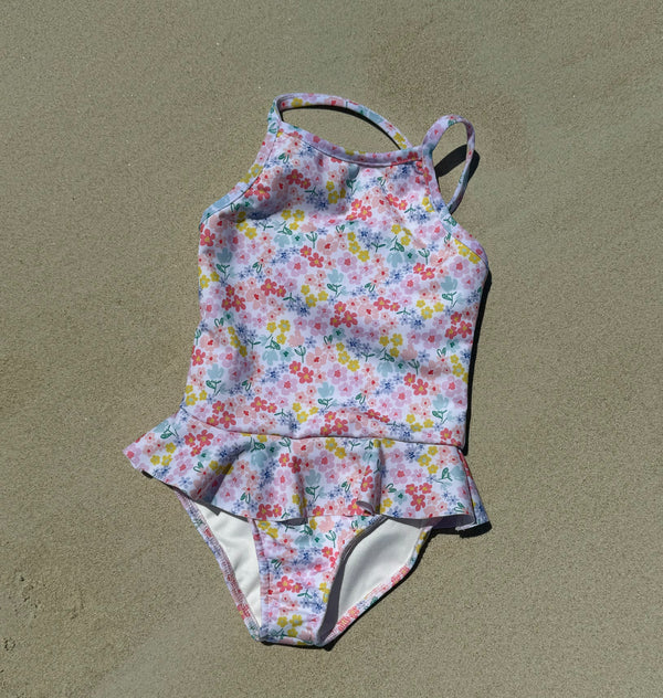 One Piece Floral Swimsuit
