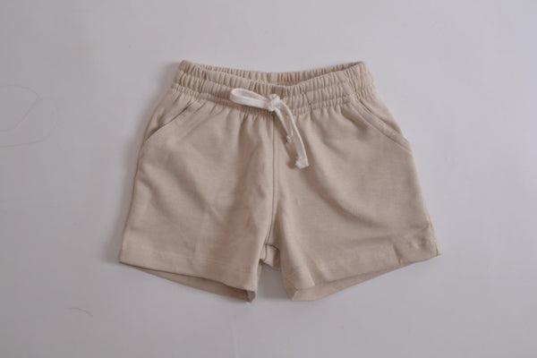 French Terry Cotton Shorts