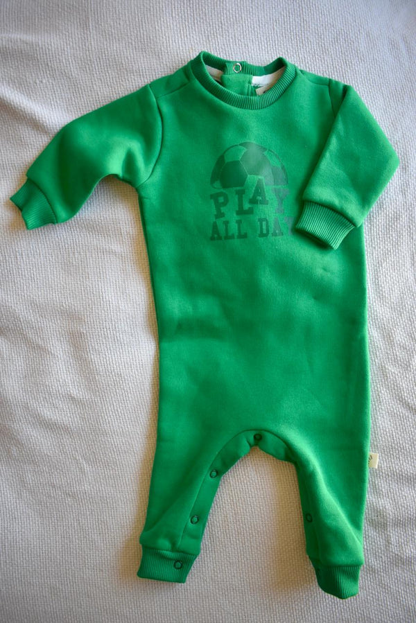 Cotton fleece rompers