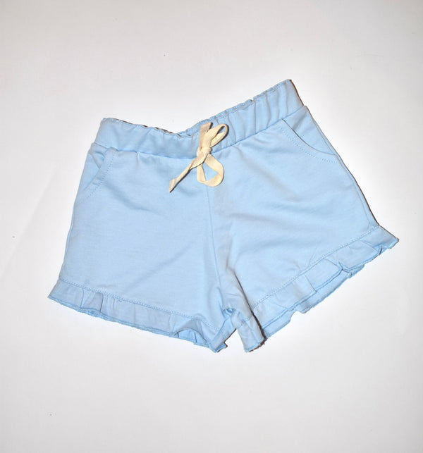 Girls French Terry Cotton Shorts