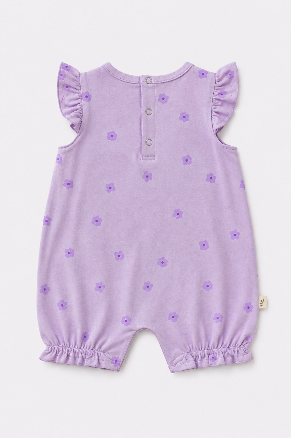 Baby Girls Romper - Flowers Violet