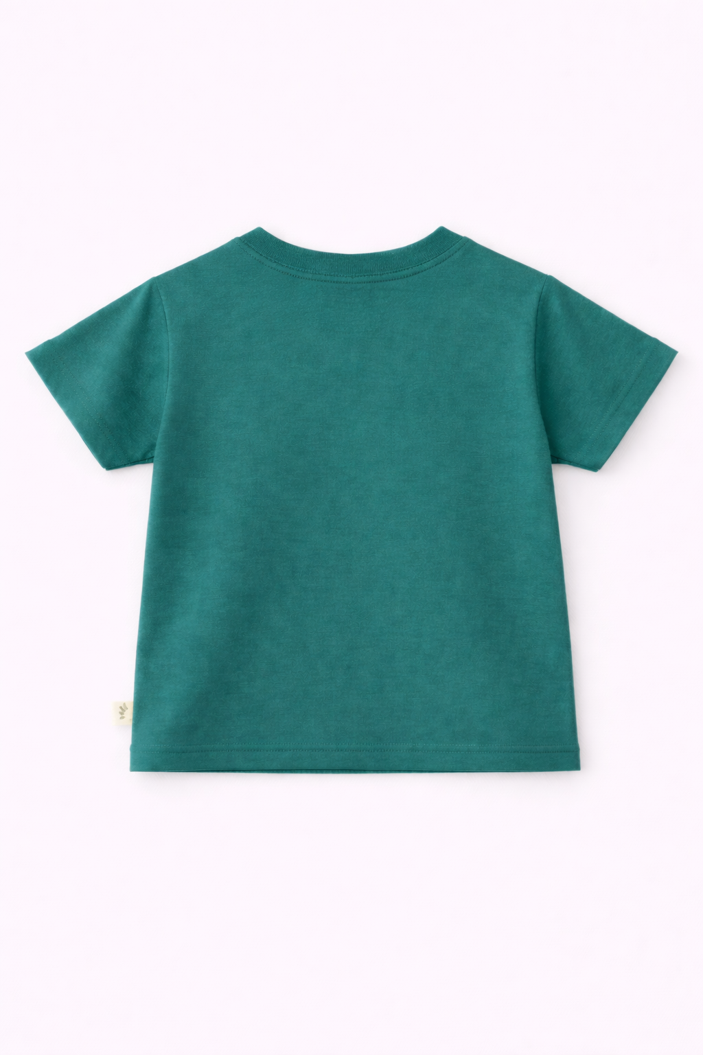Boys Oversized Basic Cotton T-Shirt – Teal Green
