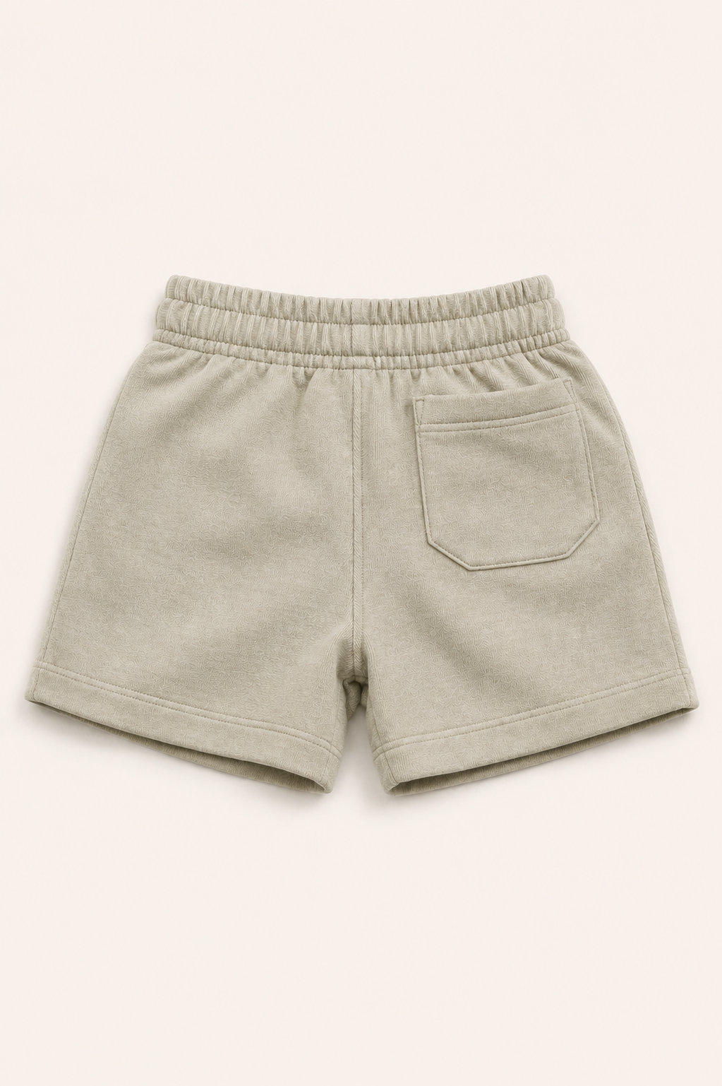 Boys Cotton French Terry Shorts – Ash Grey