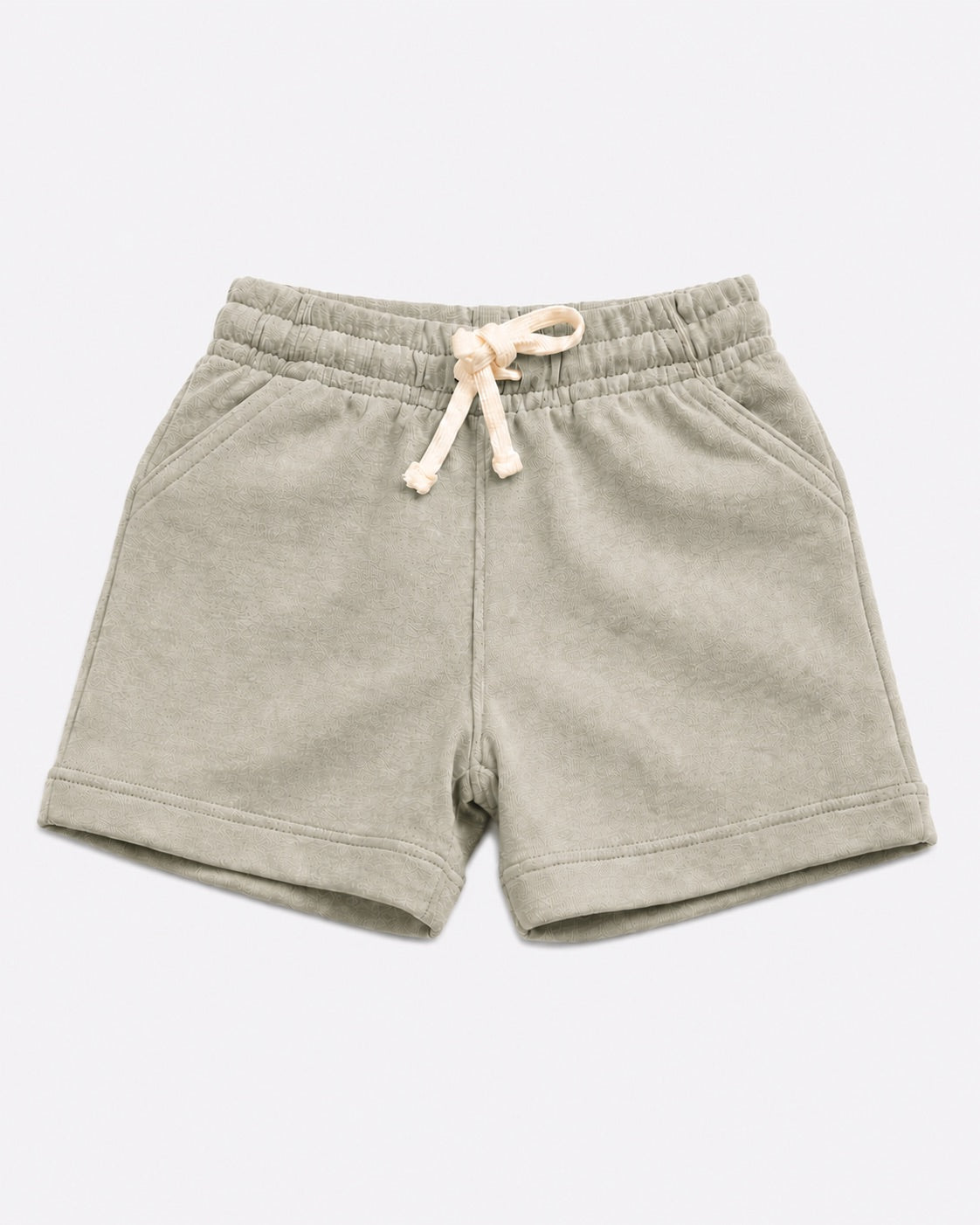 Boys Cotton French Terry Shorts – Ash Grey