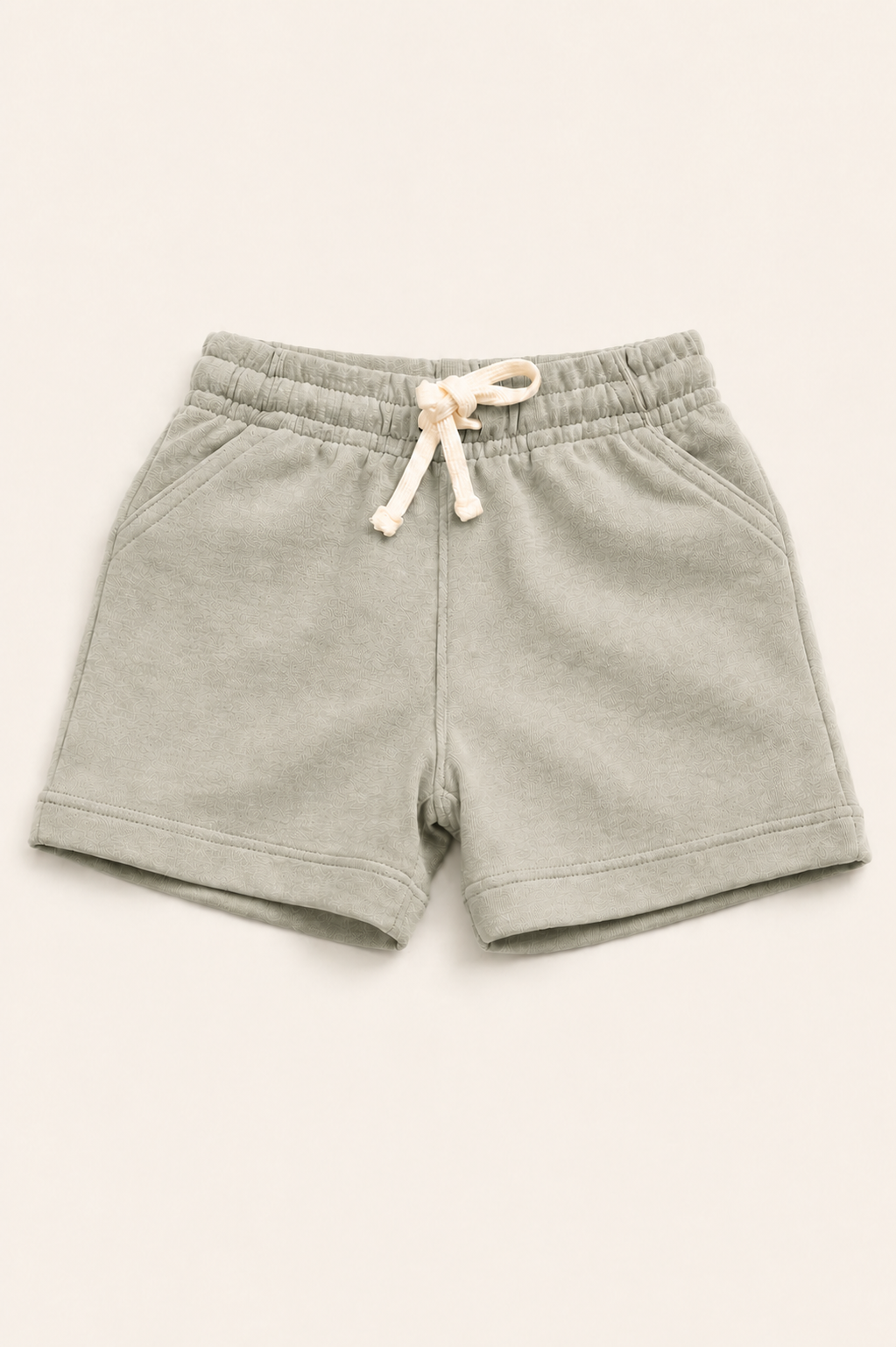 Boys Cotton French Terry Shorts – Ash Grey