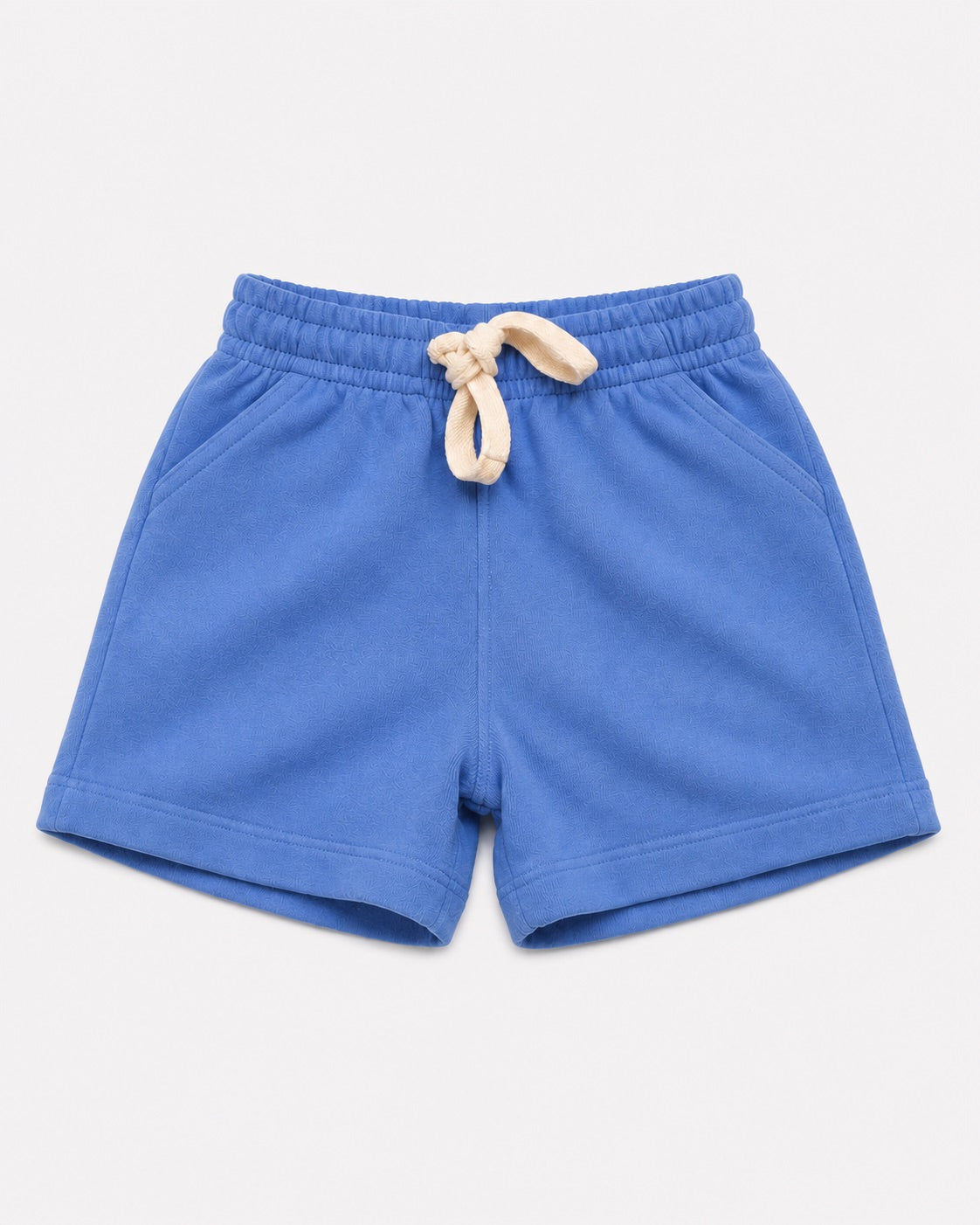 Boys Cotton French Terry Shorts – Electric Blue