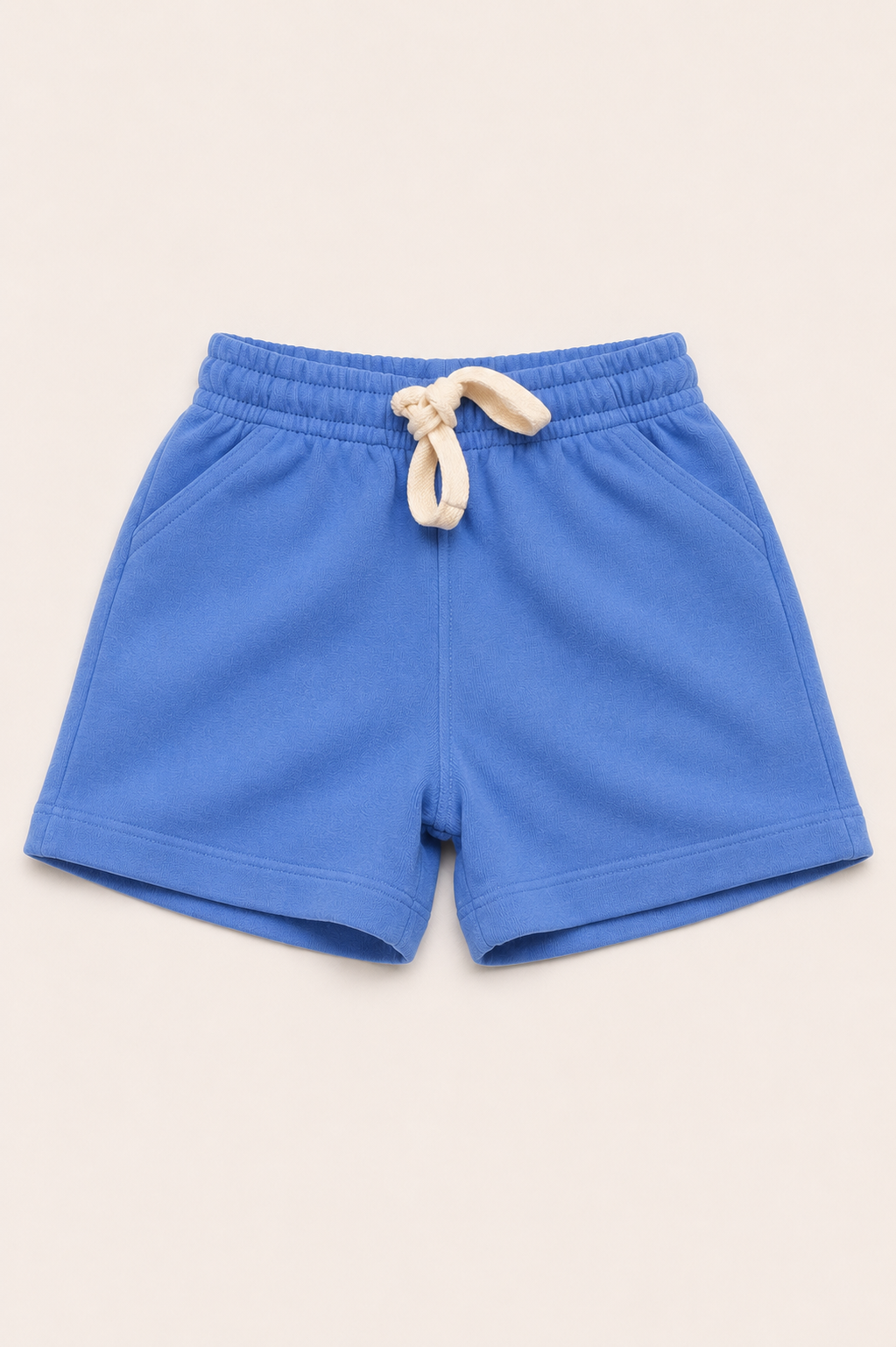 Boys Cotton French Terry Shorts – Electric Blue