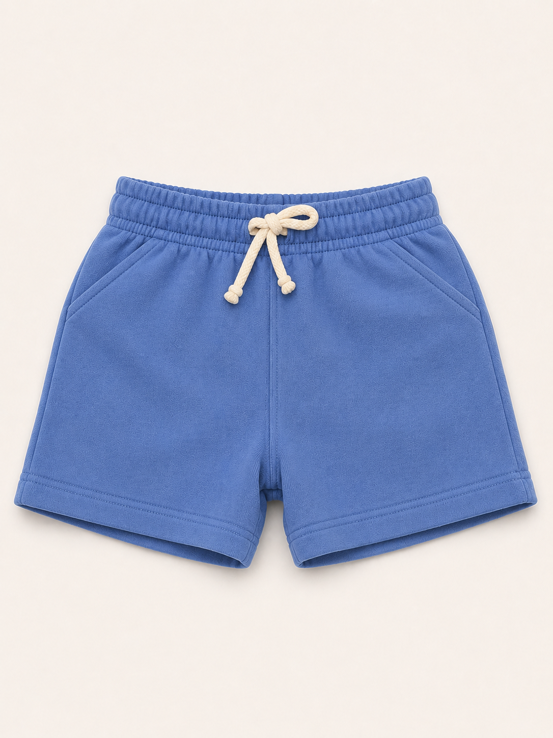 Boys Cotton French Terry Shorts – Electric Blue
