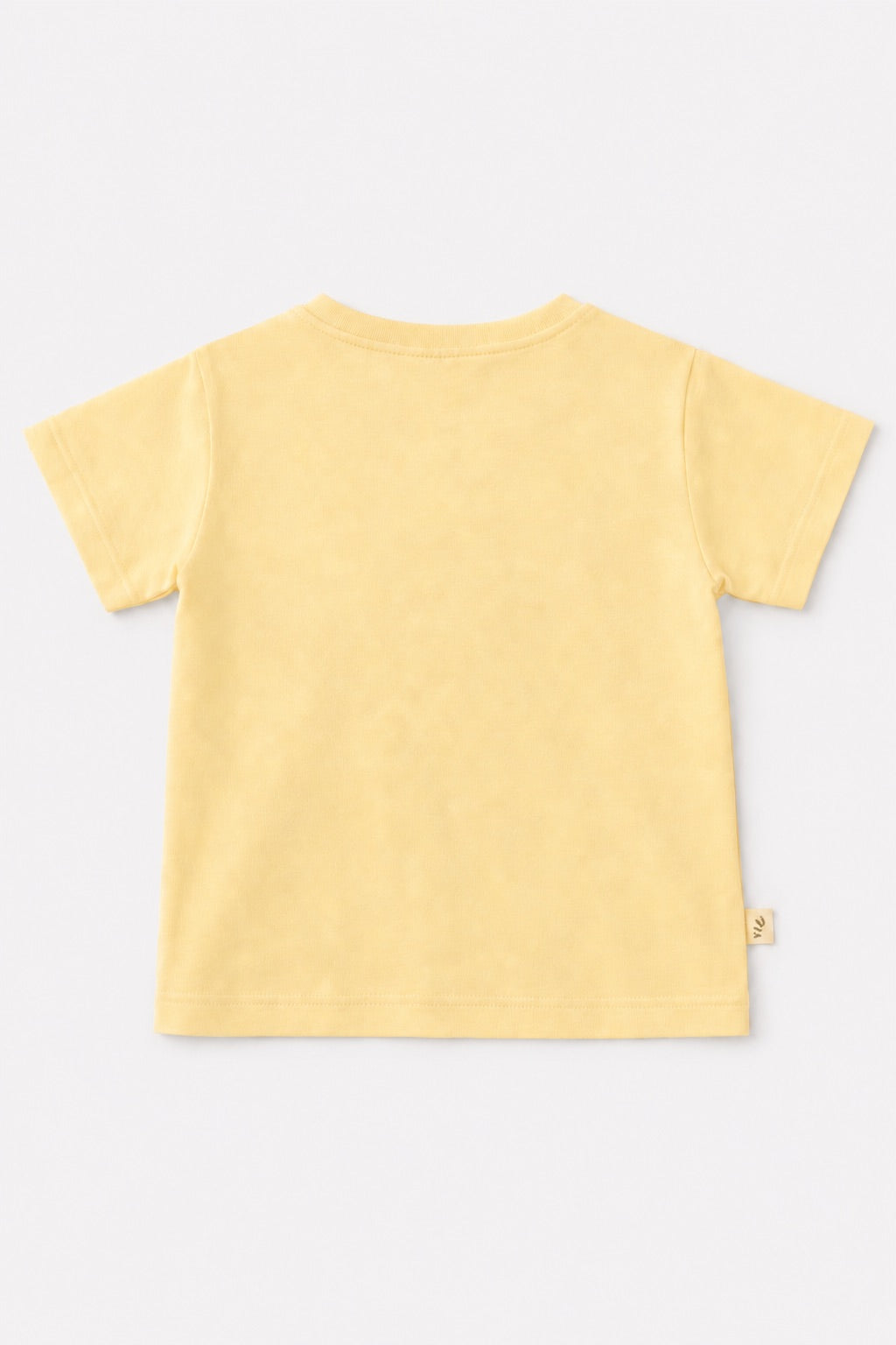Boys Oversized Basic Premium Cotton T-Shirt – Sun Print Yellow