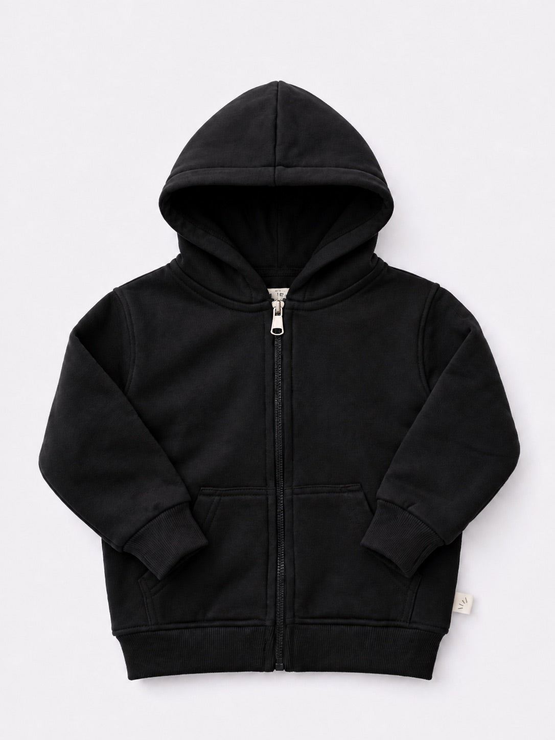 Cotton Fleece Jacket - Black