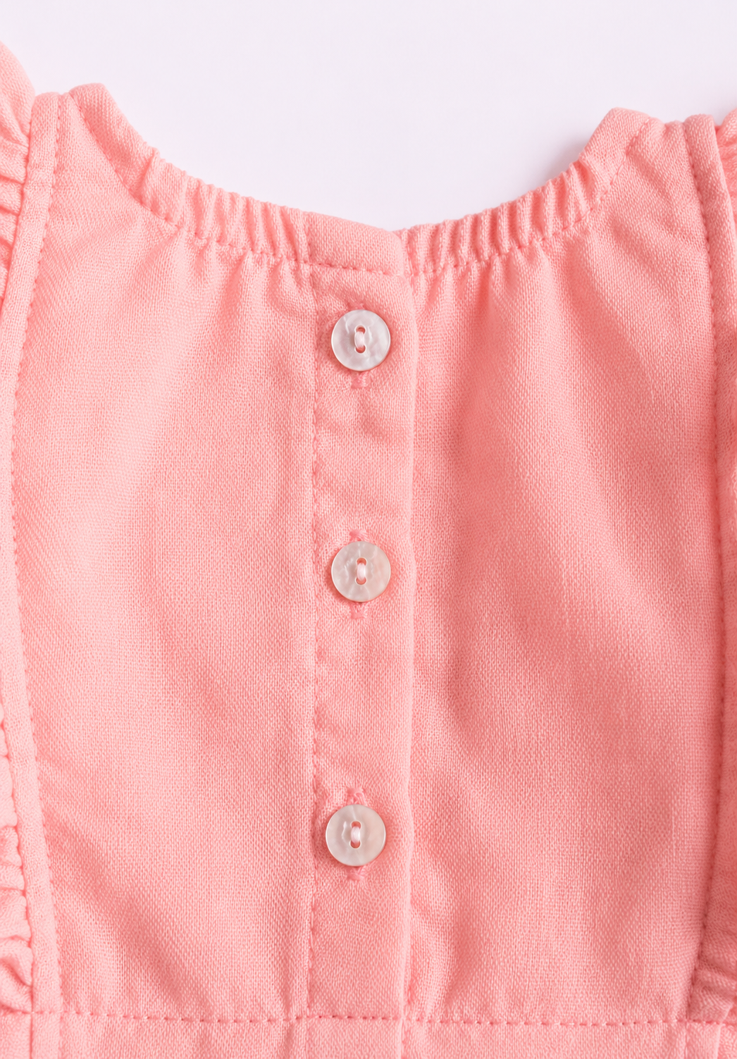 Girls Cotton Dress - Bubblegum