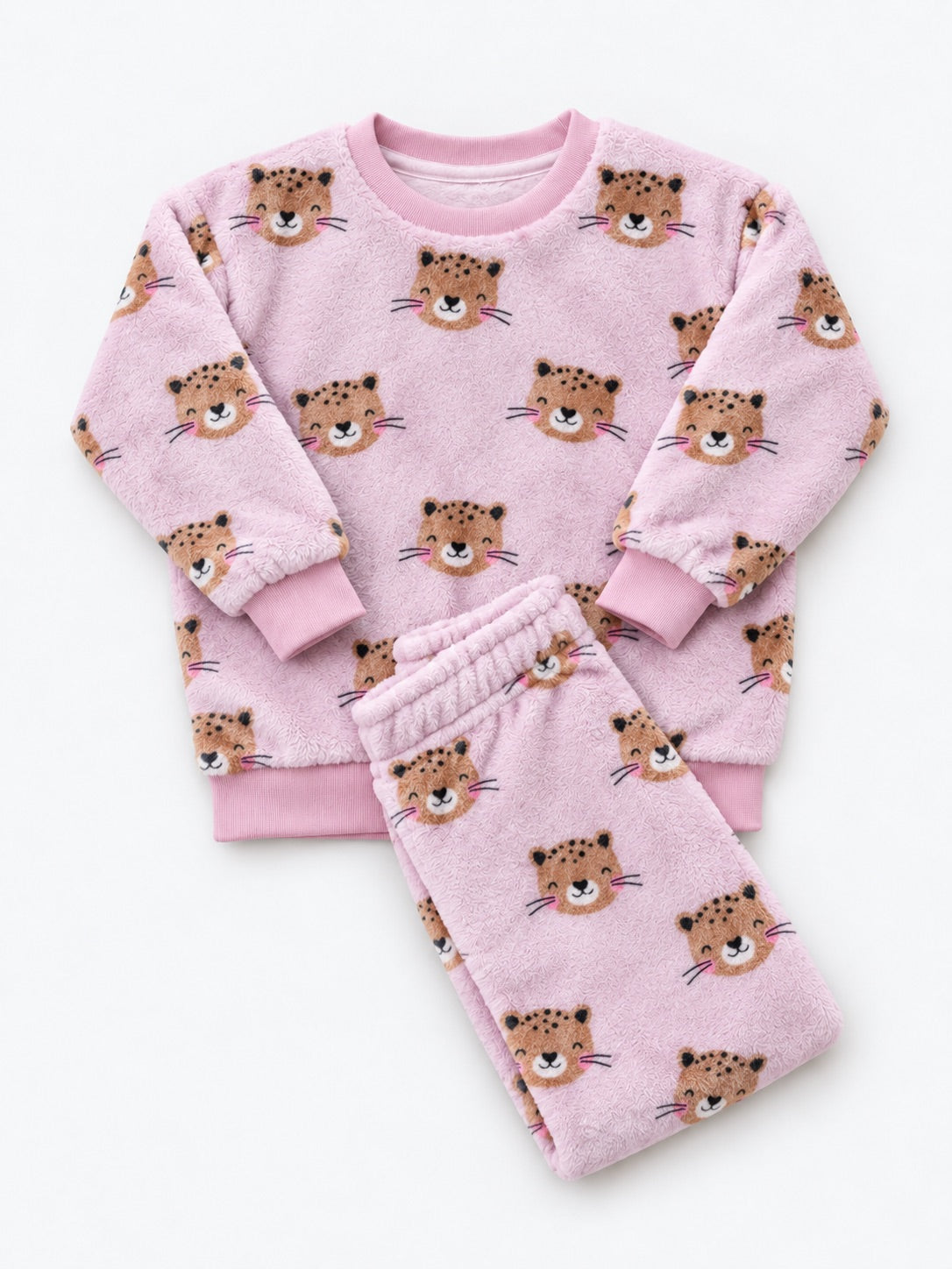 Fleece Pyjama - Kitten Pink