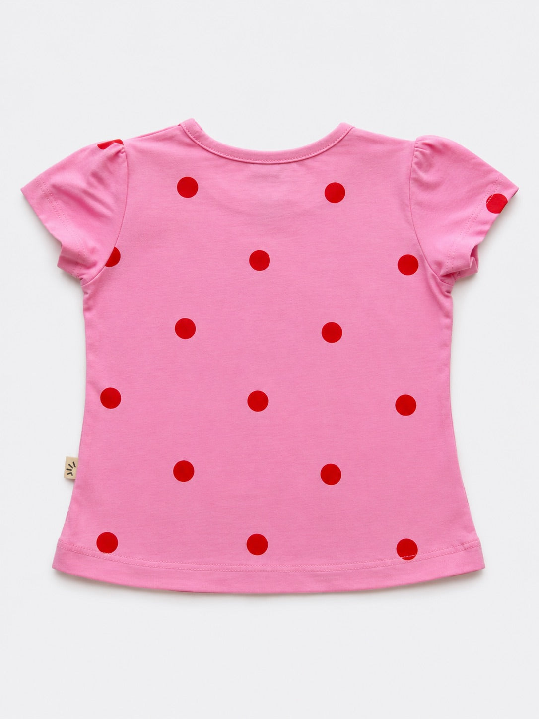 Girls Cotton T-shirt - Print Pink