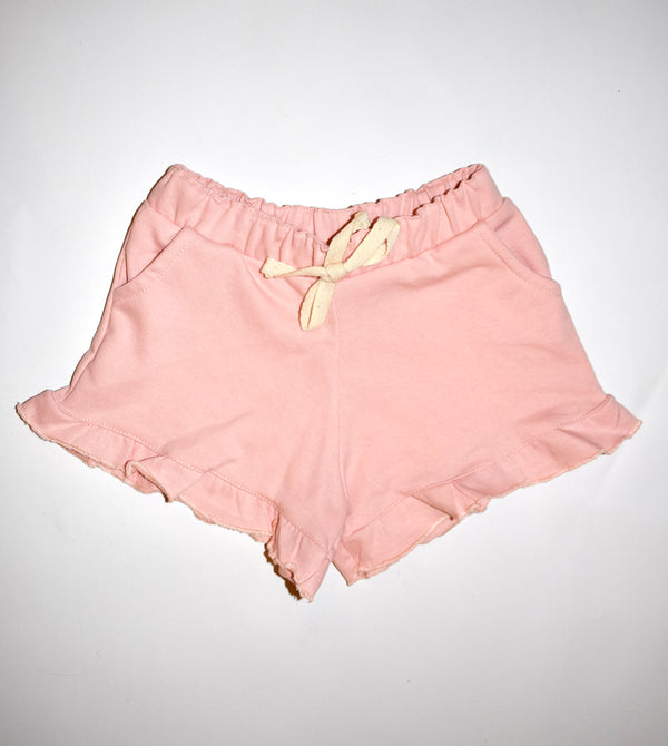 Girls French Terry Cotton Shorts