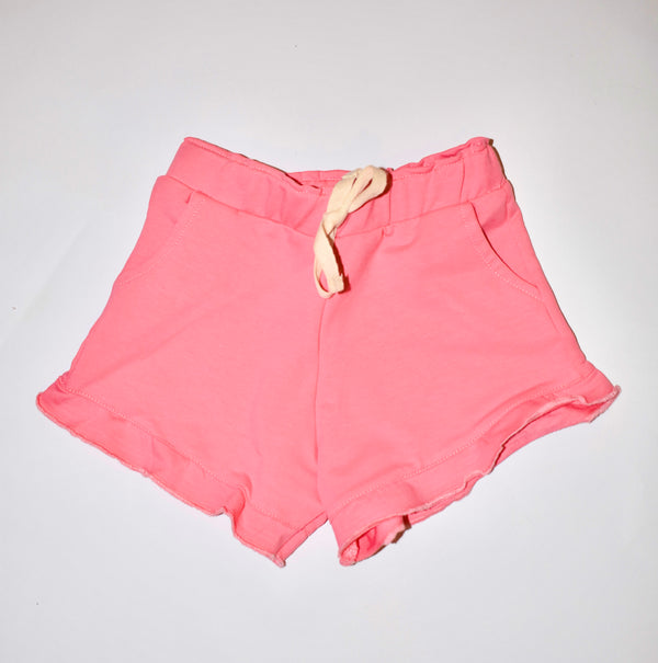 Girls French Terry Cotton Shorts