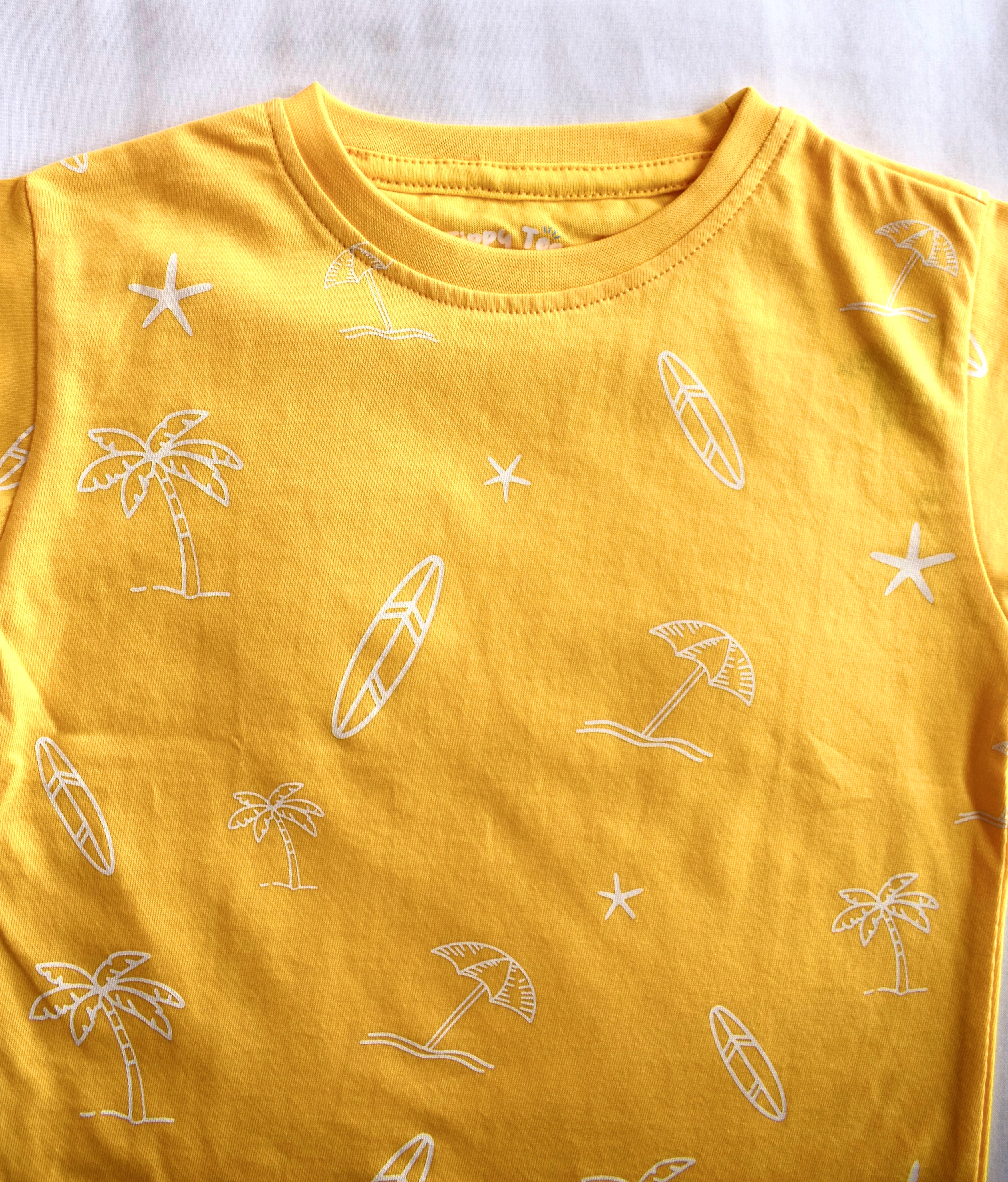 Oversized Cotton Jersey Crew Neck T-shirt