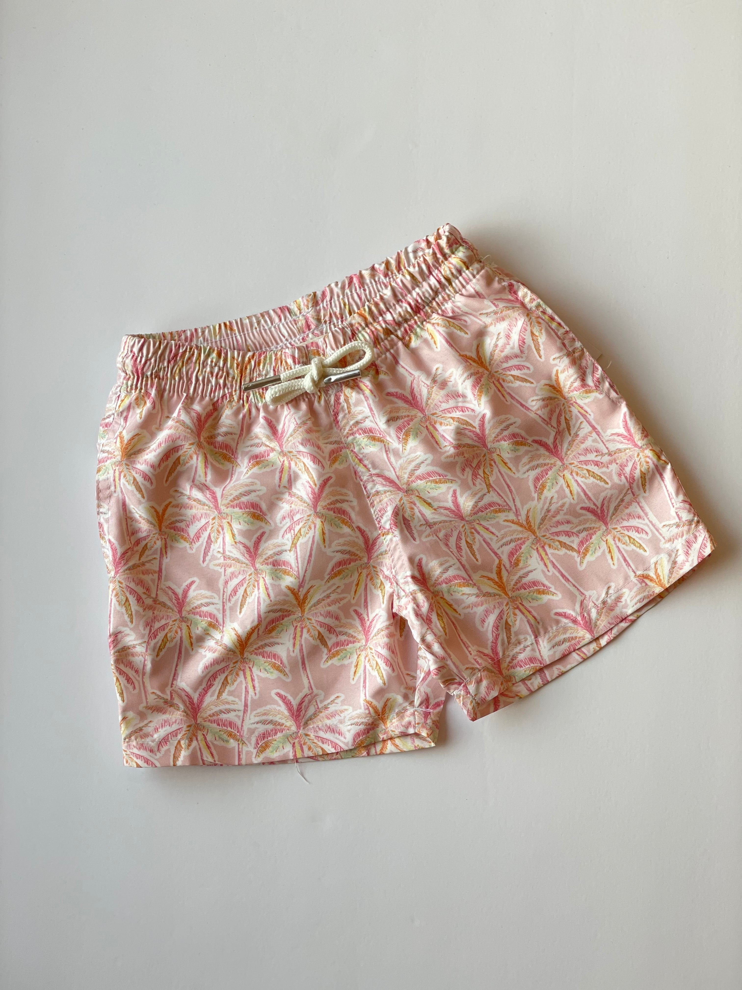 Pink Palms Swim Shorts