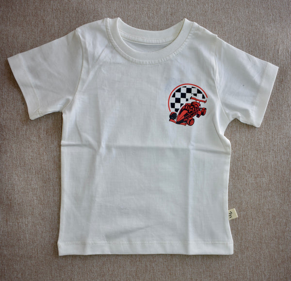Cotton Jersey Crew Neck T-shirt