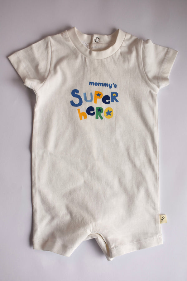 mommy's super hero romper