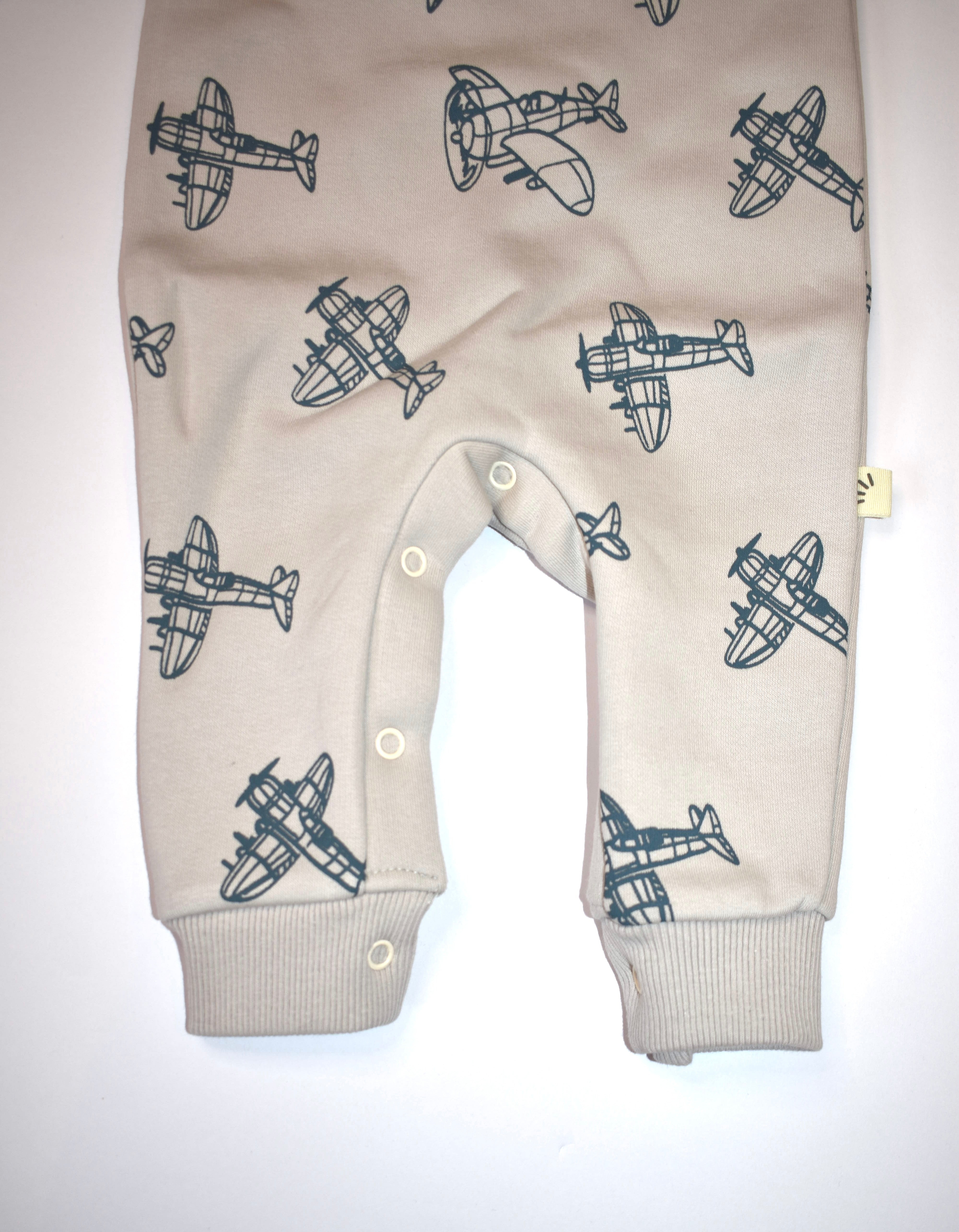 Cotton fleece rompers