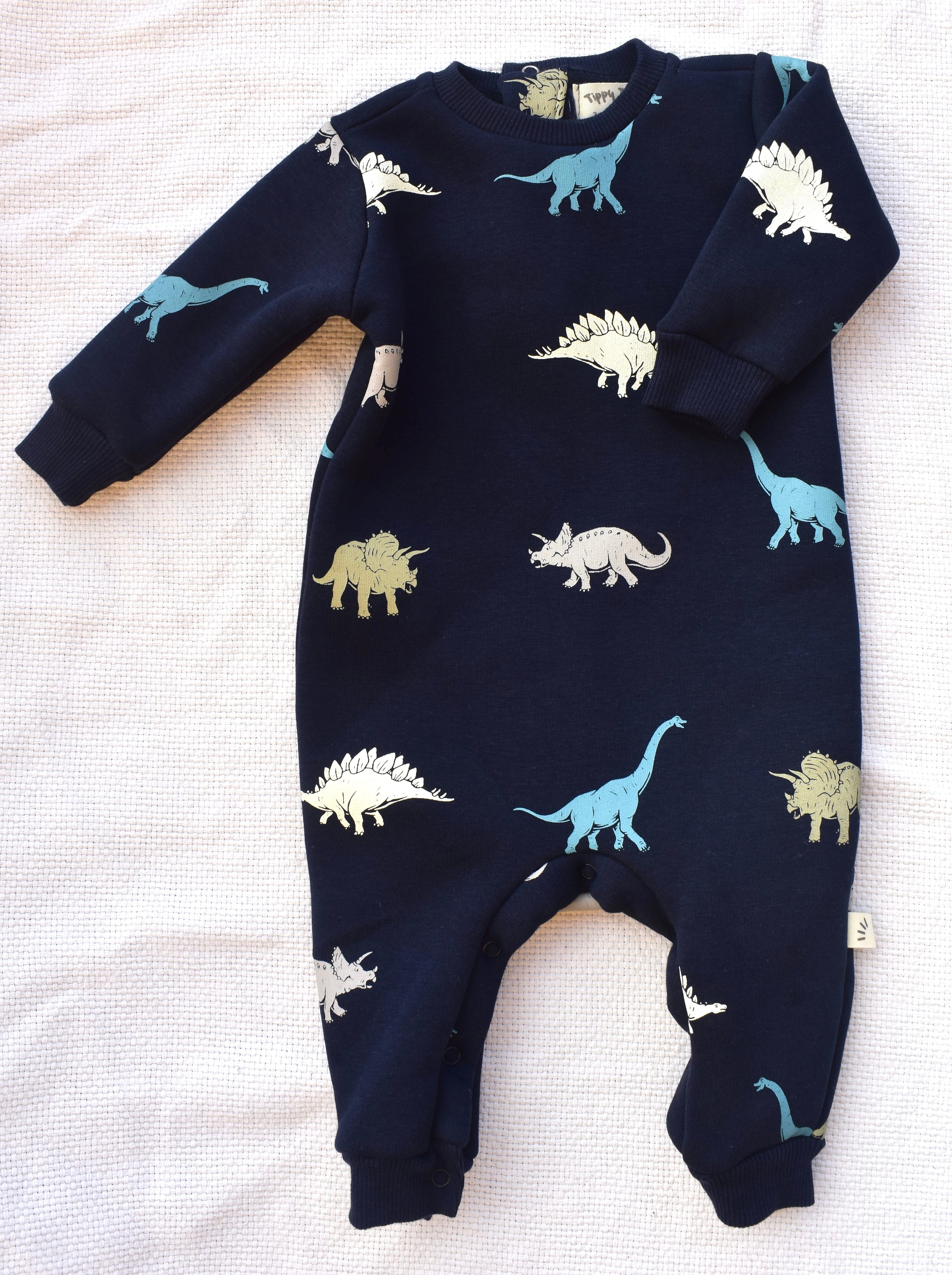 Cotton fleece rompers