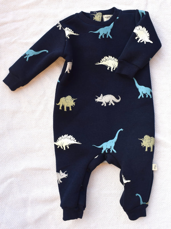 Cotton fleece rompers