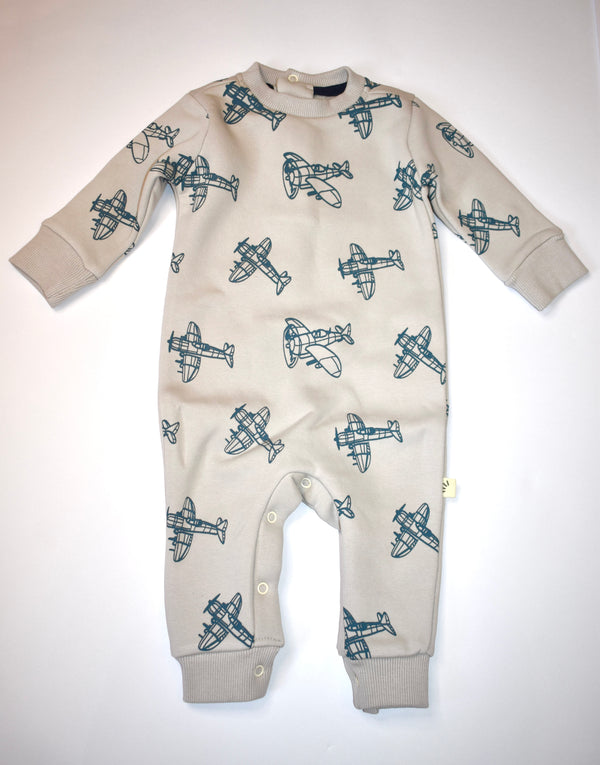 Cotton fleece rompers