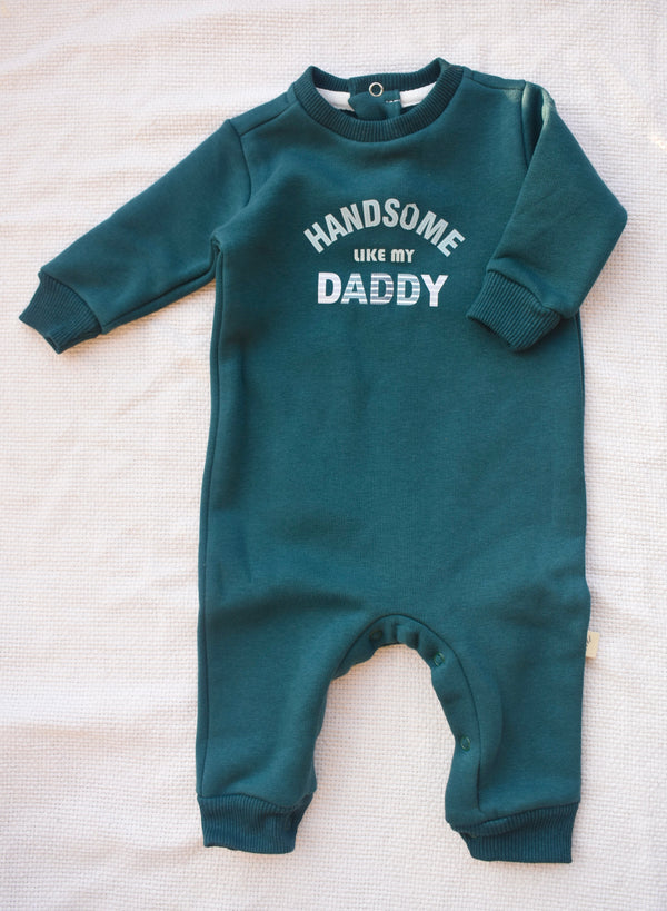 Cotton fleece rompers