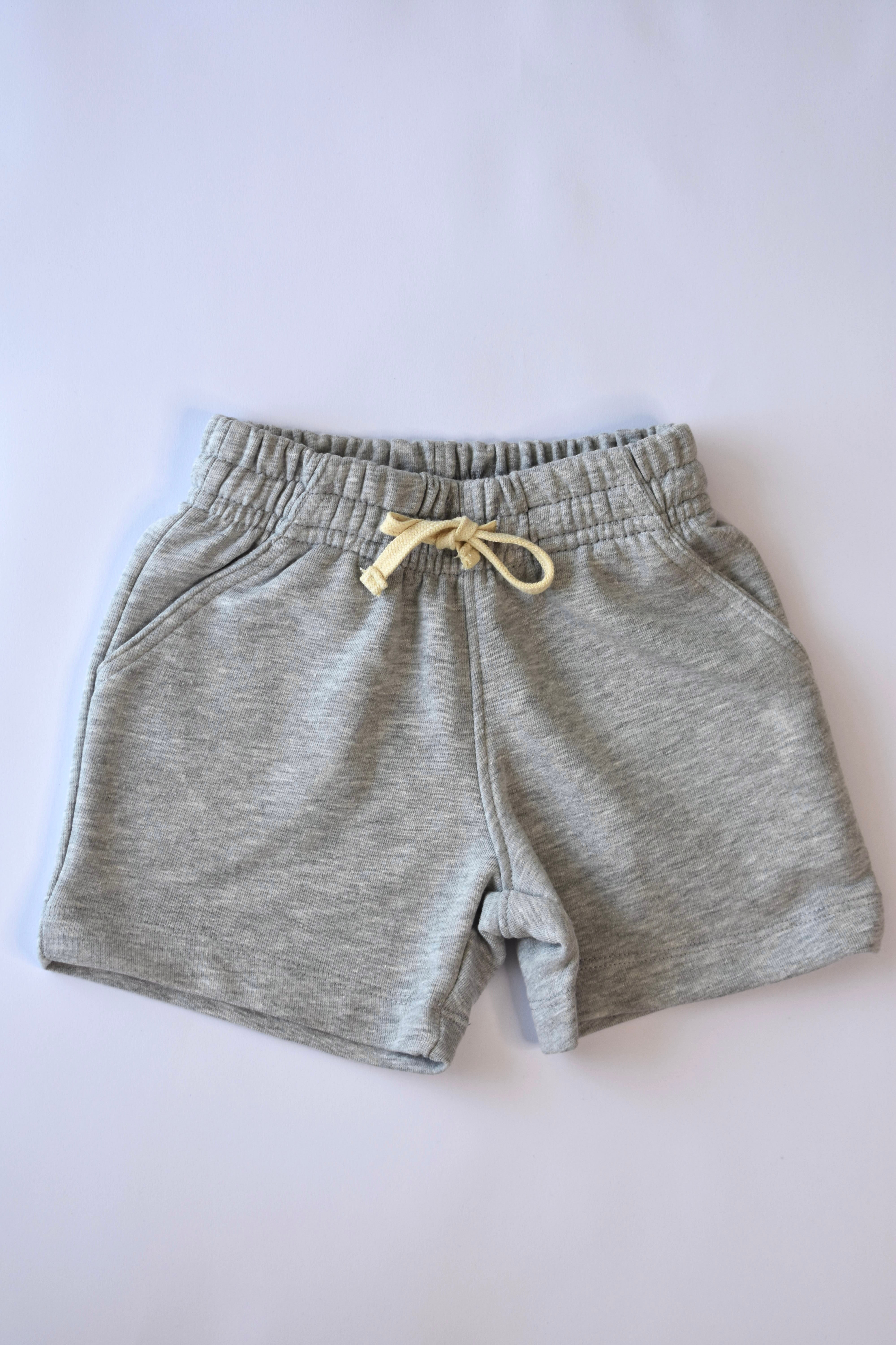 French Terry Cotton Shorts
