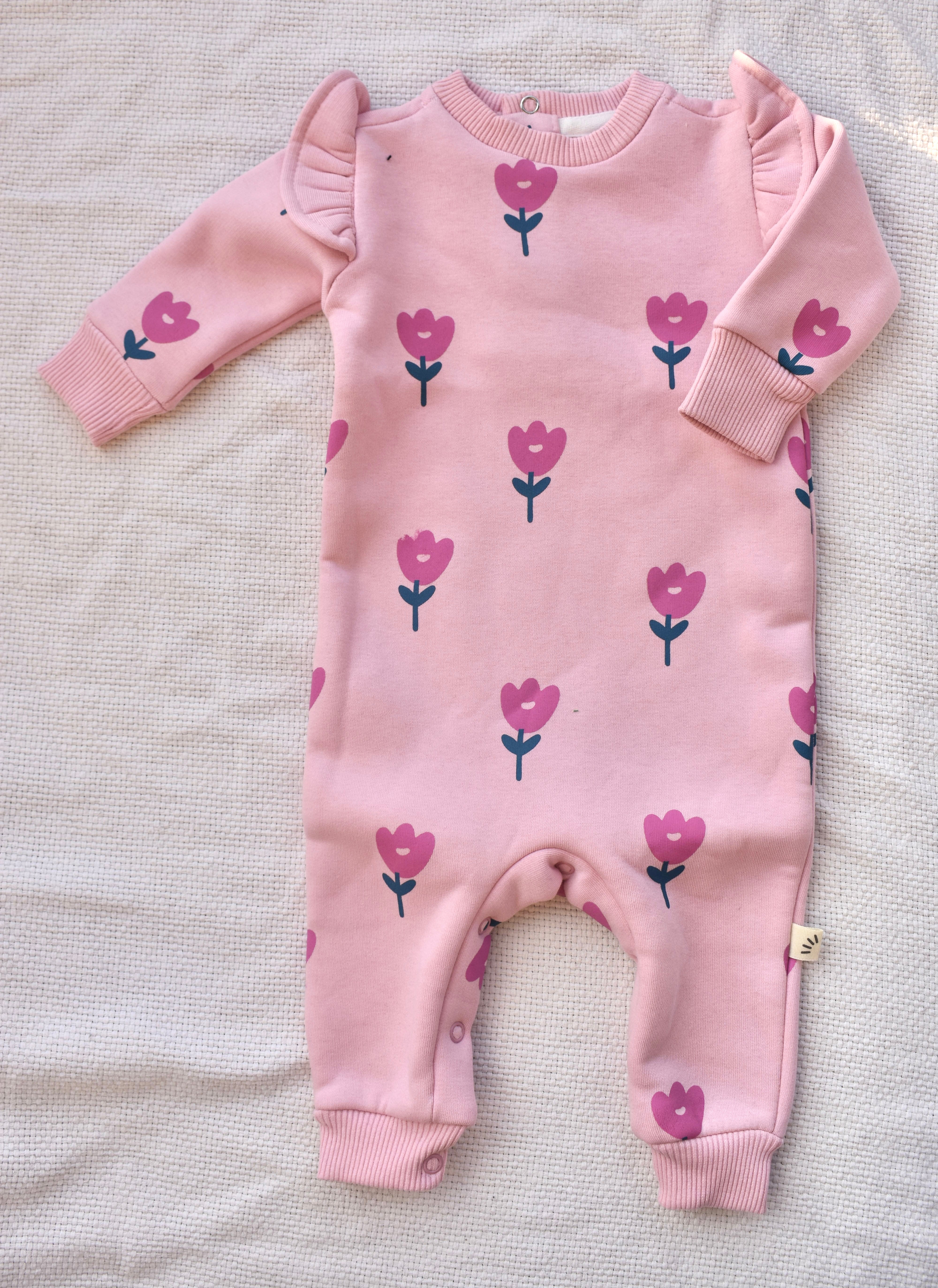 Cotton Fleece Rompers