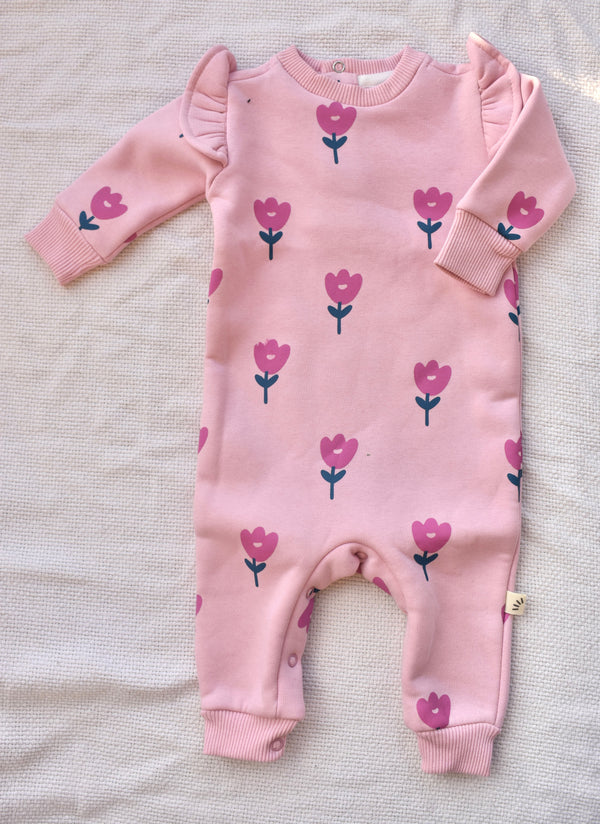Cotton Fleece Rompers