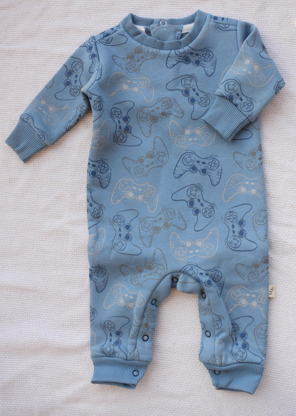 Cotton fleece rompers