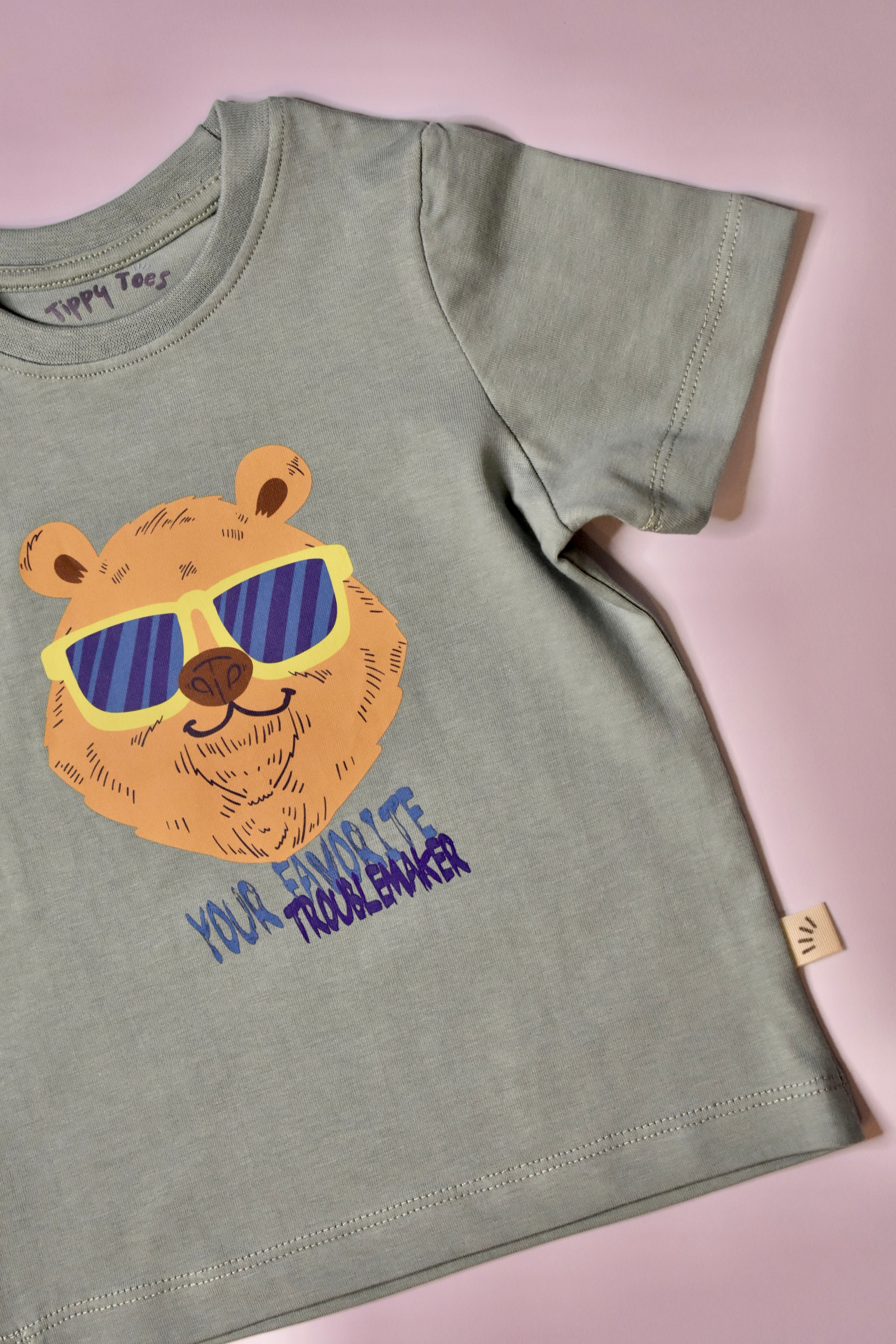 Cotton Jersey Crew Neck T-shirt