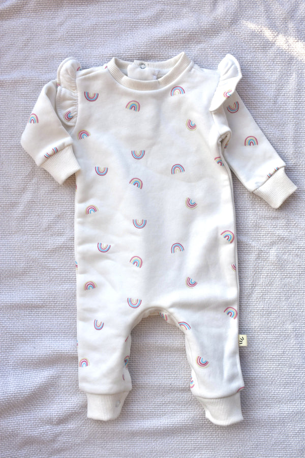 Cotton Fleece Rompers