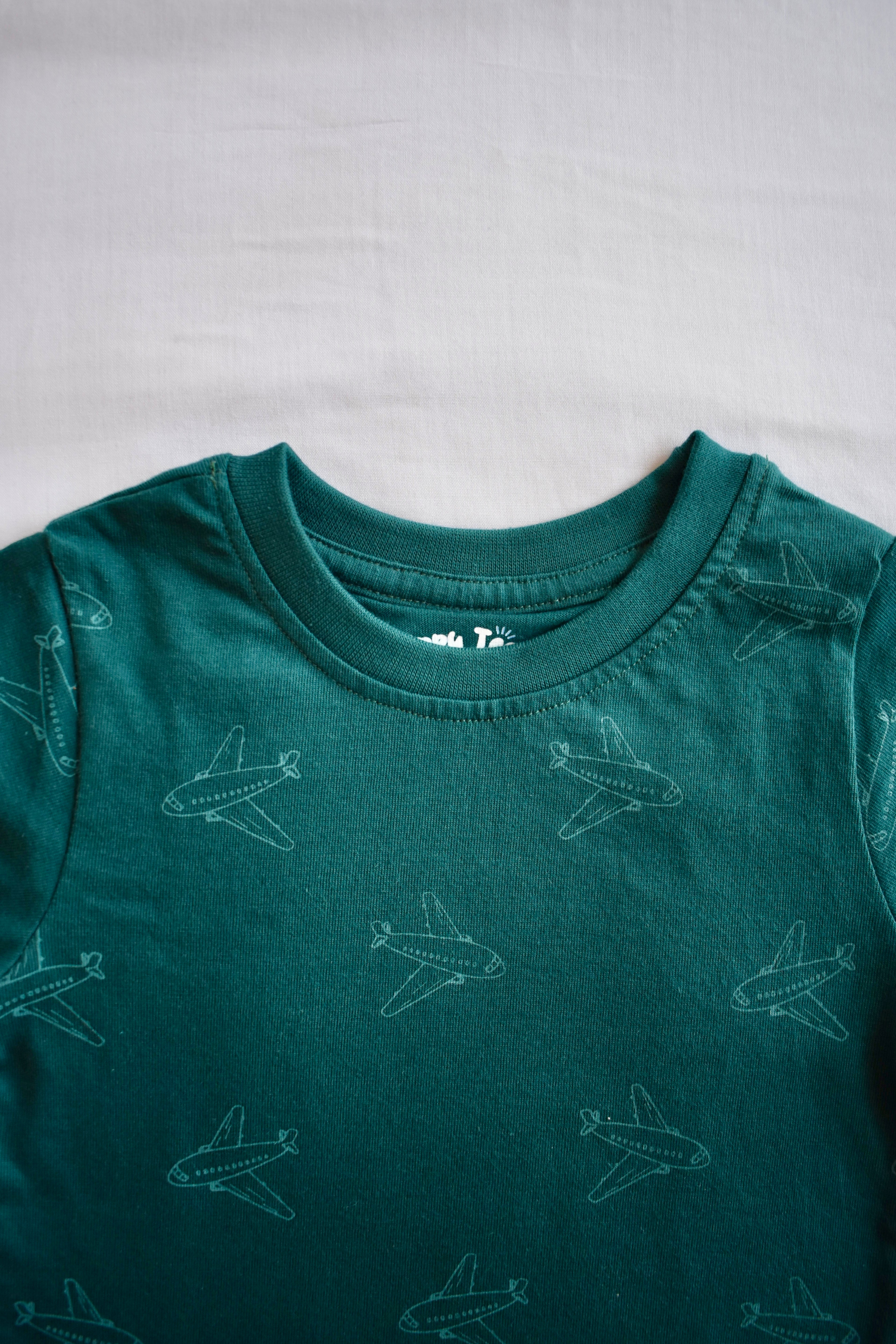 Cotton Jersey Crew Neck T-shirt