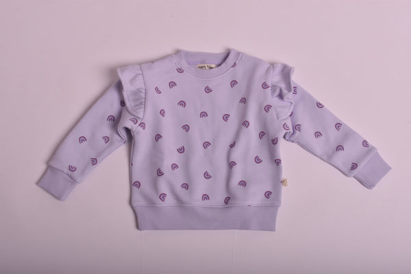 Lavender Rainbows crew neck!