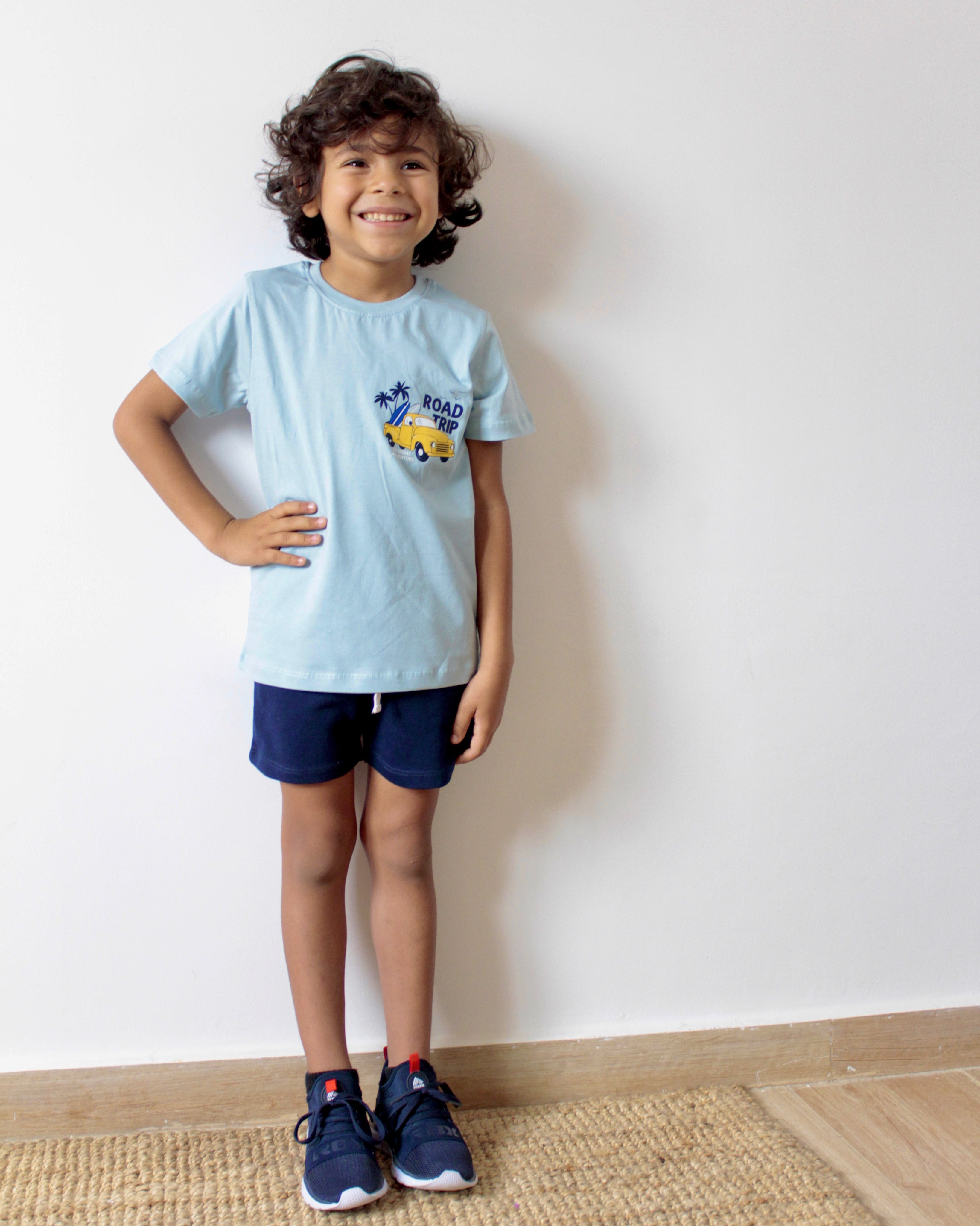 Cotton Jersey Crew Neck T-shirt