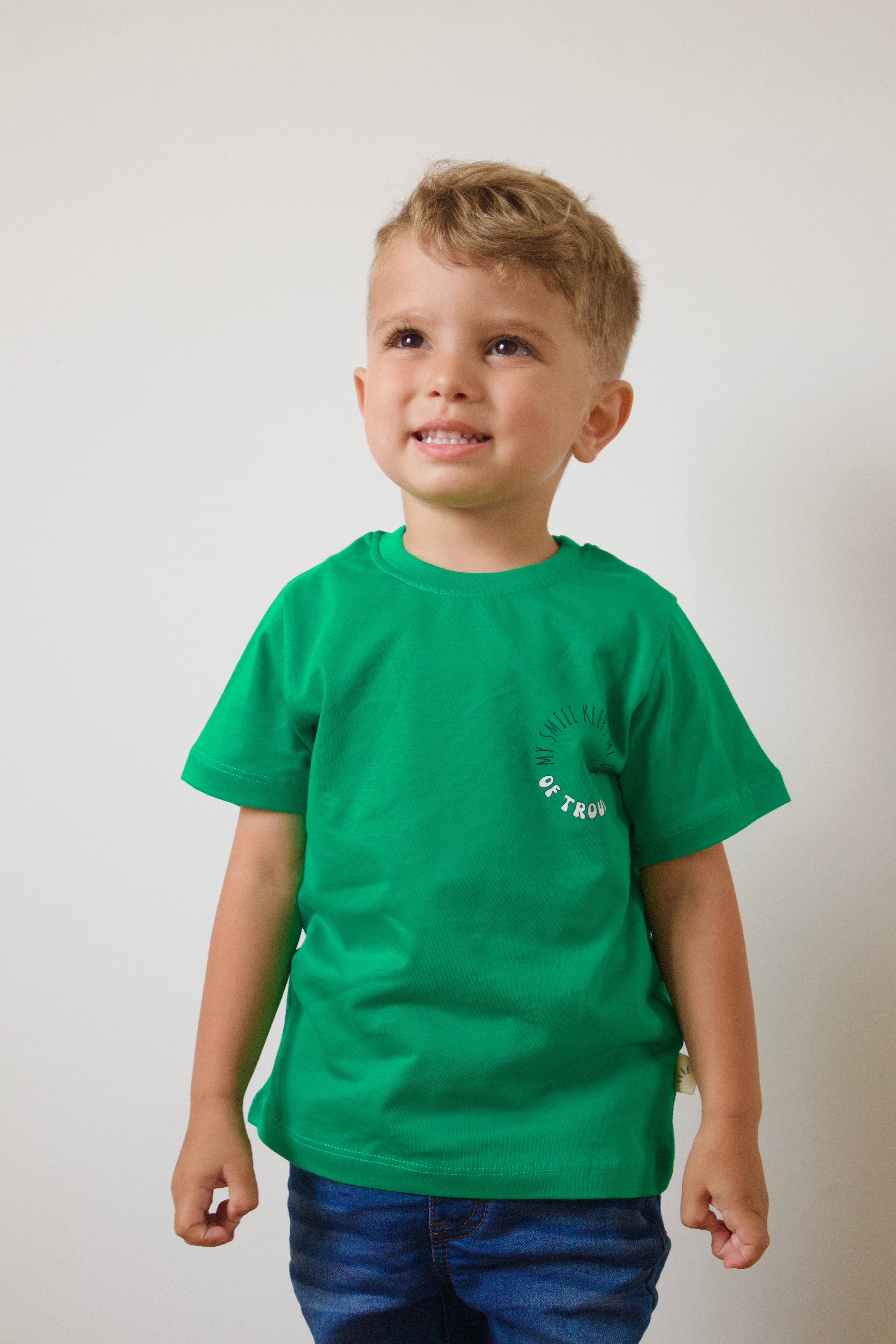 Cotton Jersey Crew Neck T-shirt