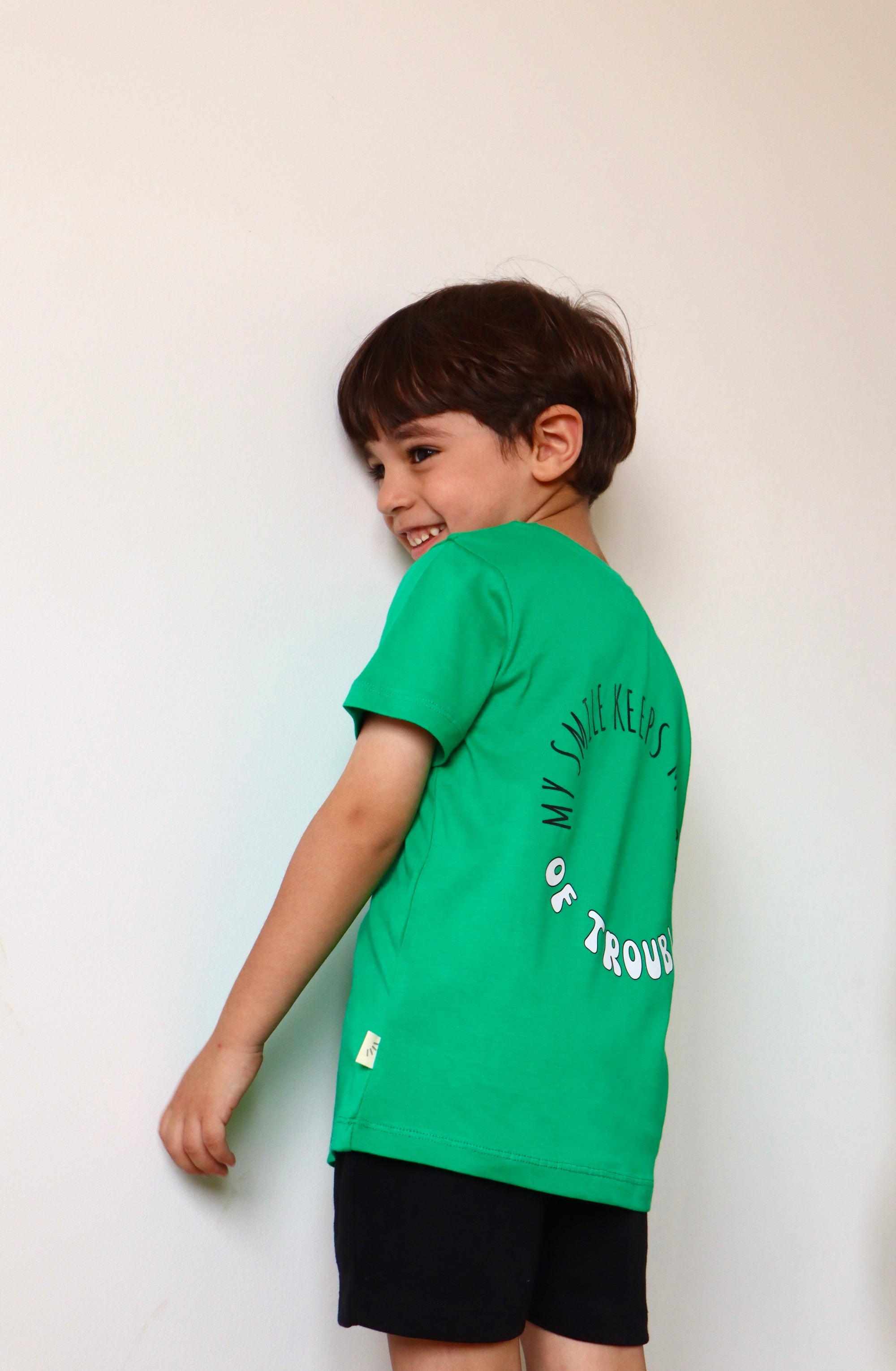 Cotton Jersey Crew Neck T-shirt