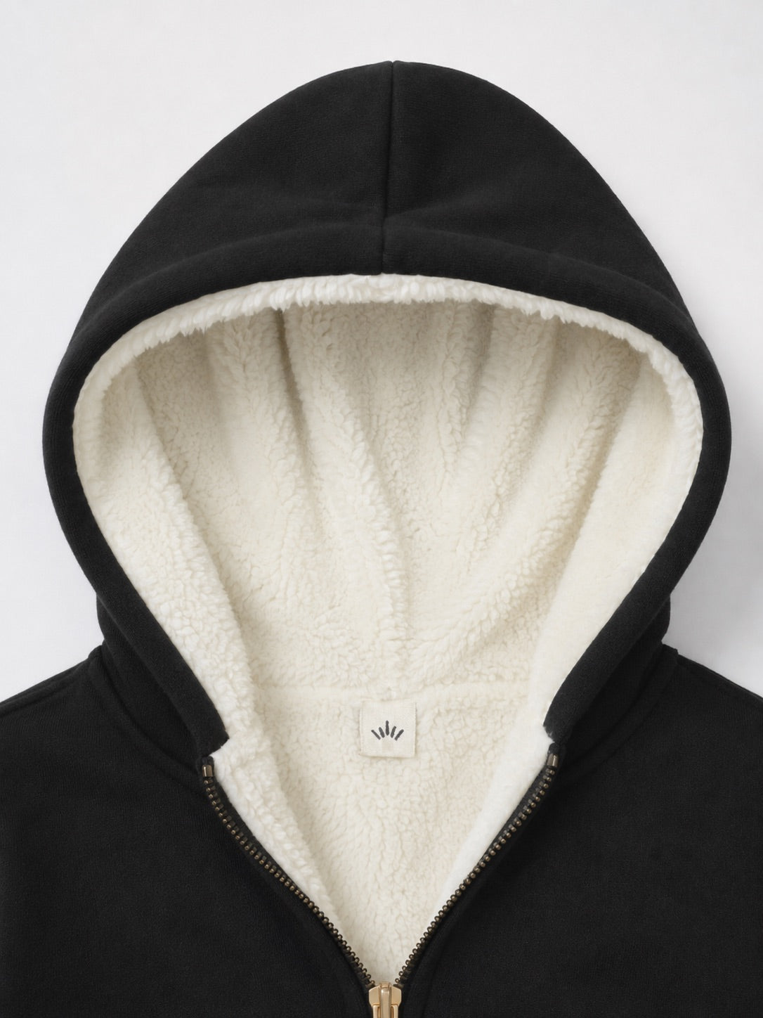 Fur Lined Jacket - Black