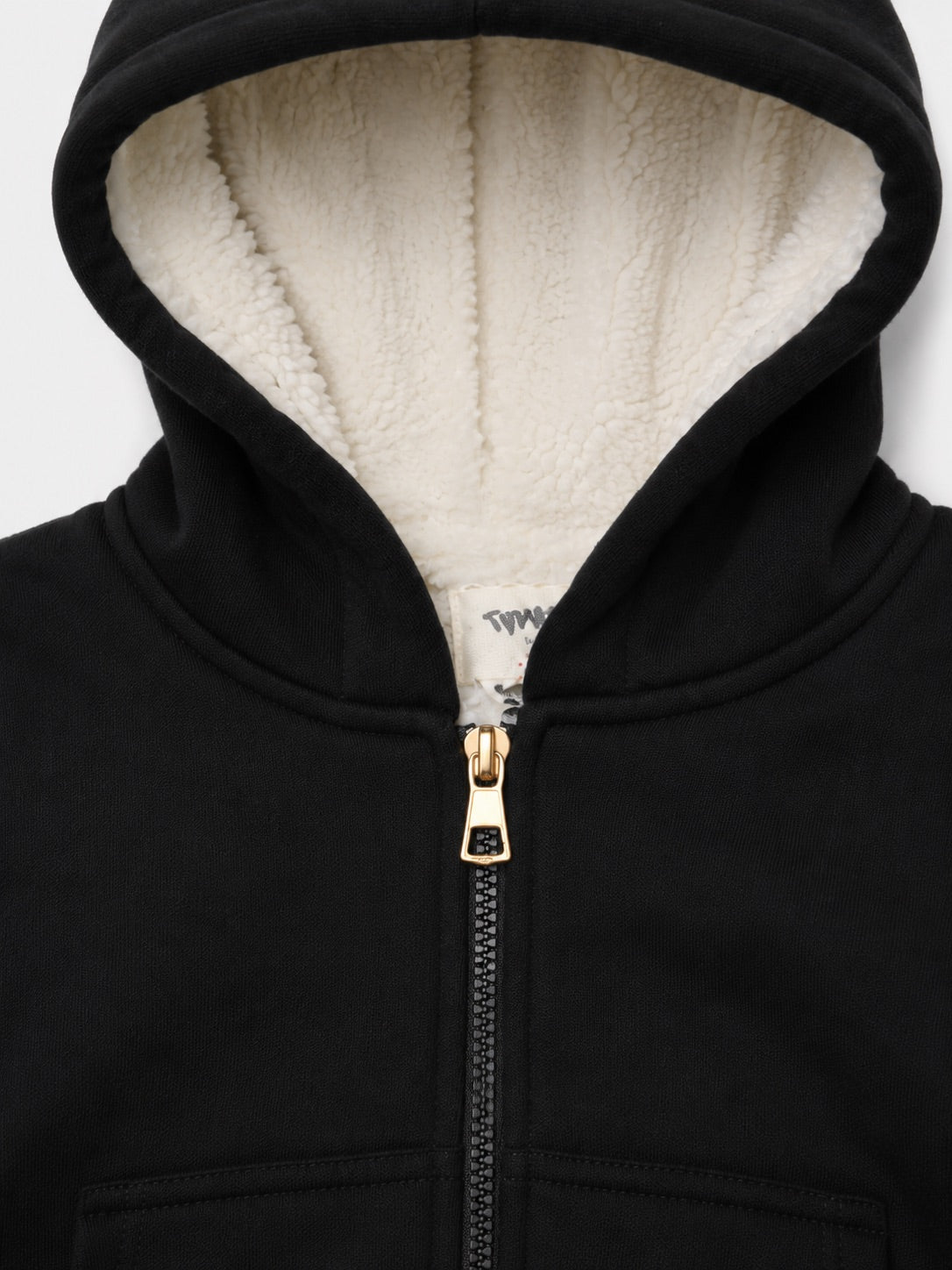 Fur Lined Jacket - Black