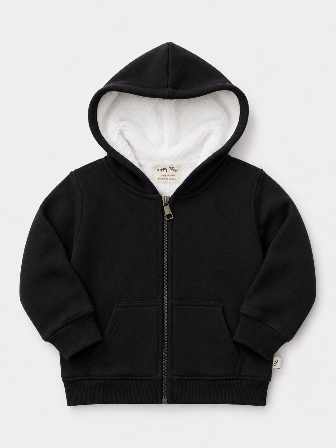 Fur Lined Jacket - Black