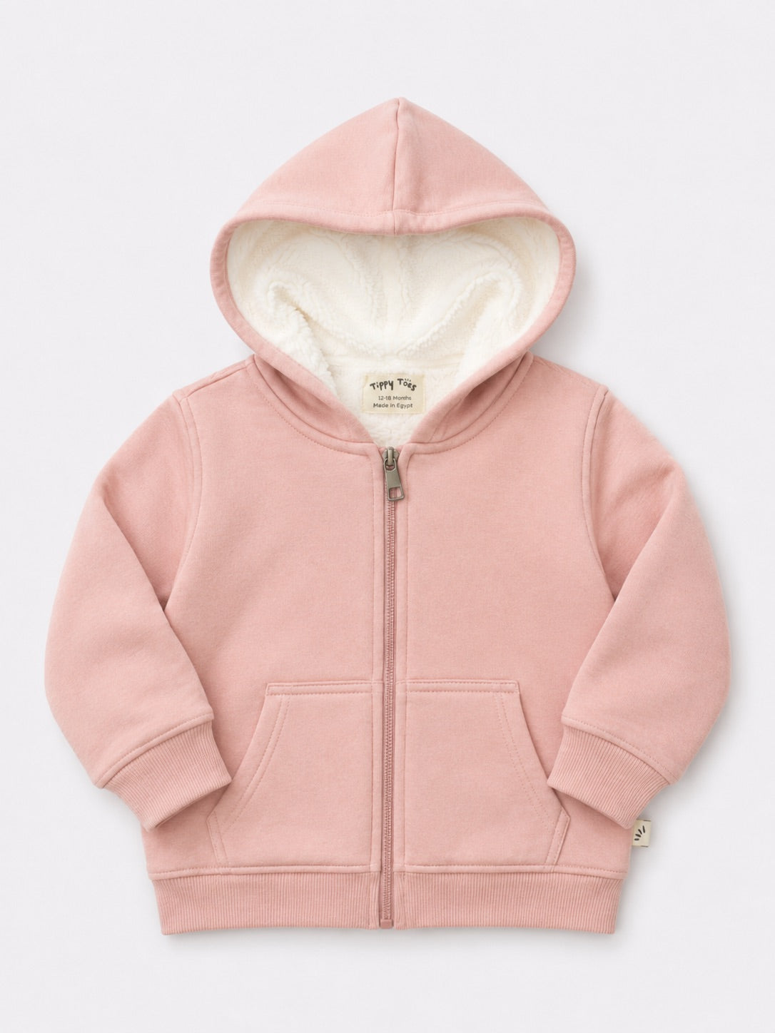 Fur Lined Jacket - Dusty Rose