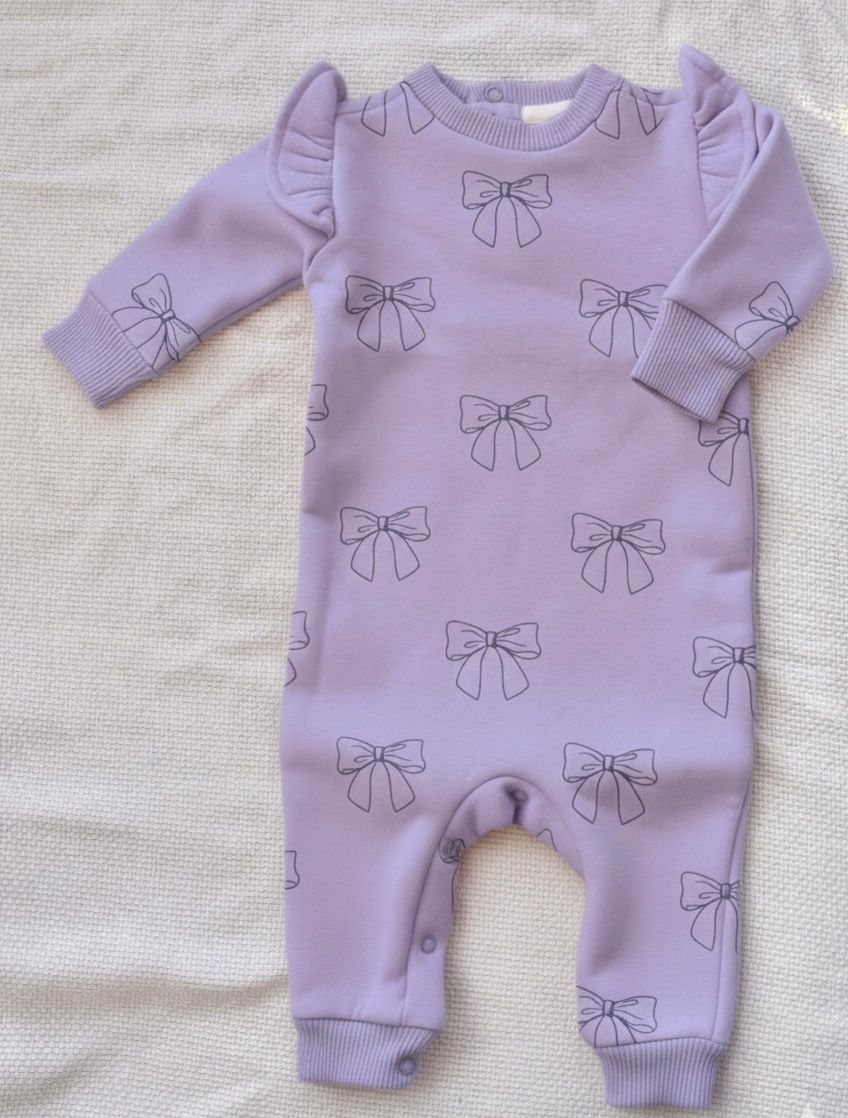 Cotton Fleece Rompers